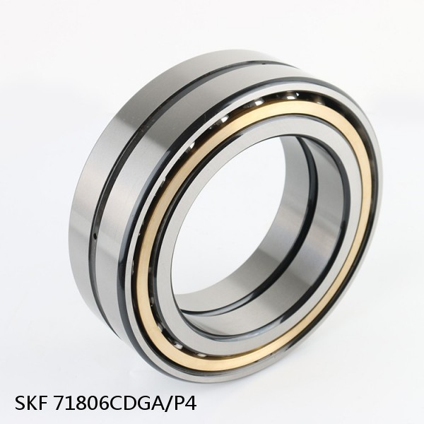 71806CDGA/P4 SKF Super Precision,Super Precision Bearings,Super Precision Angular Contact,71800 Series,15 Degree Contact Angle