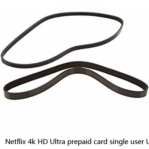 Netflix 4k HD Ultra prepaid card single user USA only 1yr!
